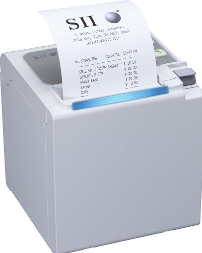 Kassendrucker/Bondrucker Seiko RP-E10, LAN, weiß (hellgrau)(RP-E10-W3FJ1-E-C5)